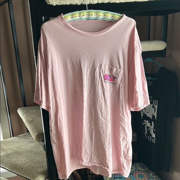 Vineyard Vines Light Pink Pocket Tee - Picture 1 of 3